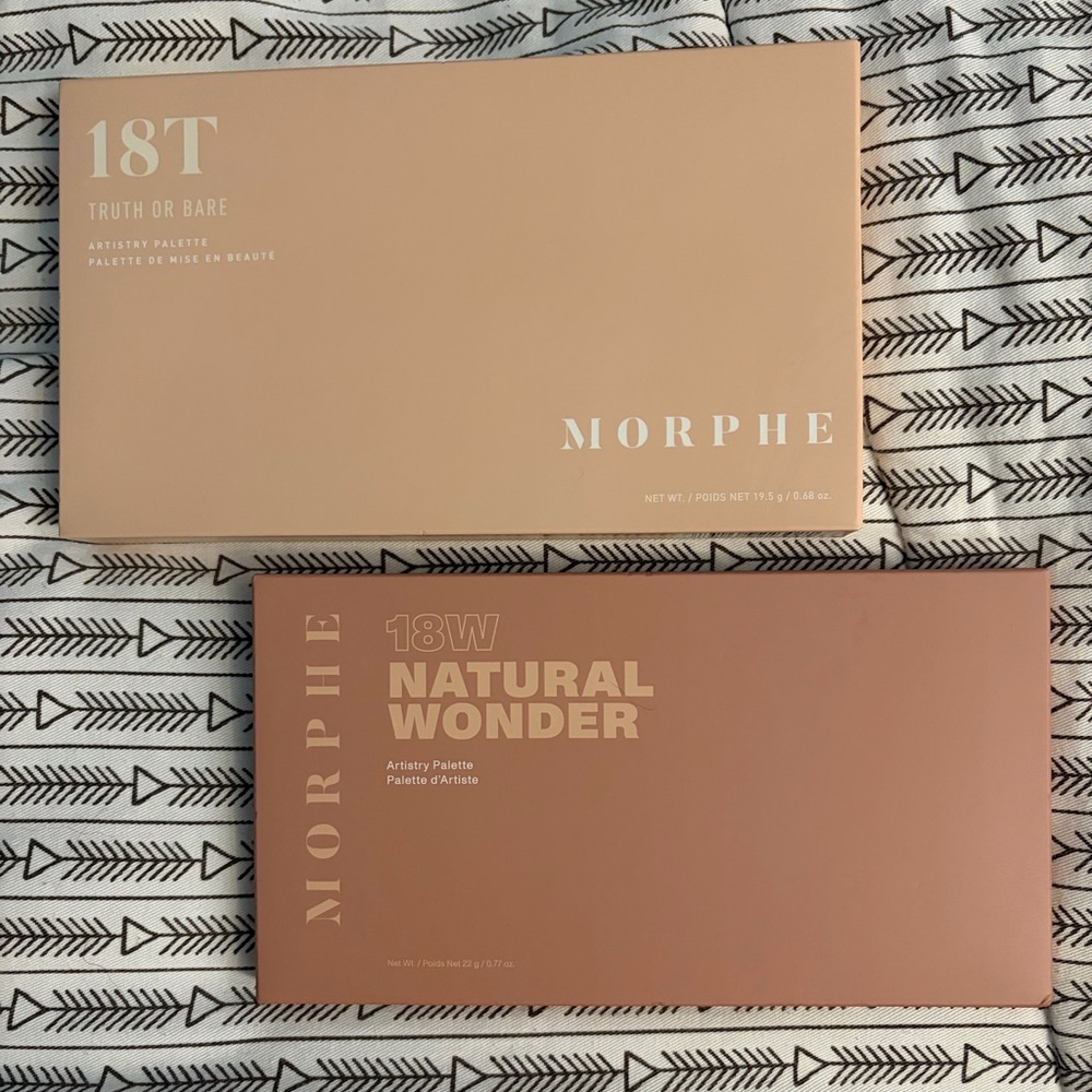 Morphe 18W Natural Wonder & 18T Truth or Bare